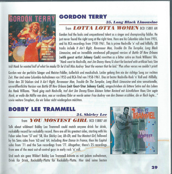 Various - That's What Makes The Jukebox Play (Highlights From Bear Family's Releases: Hillbilly &amp; Rockabilly)