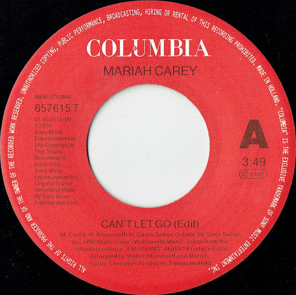 Mariah Carey -Can't Let Go