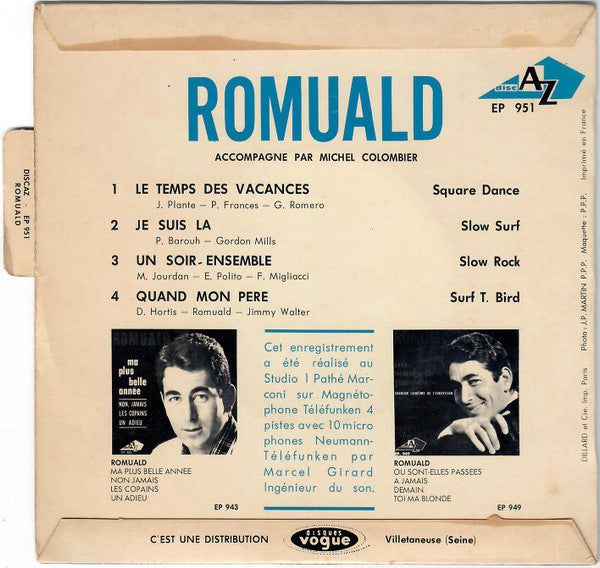 Romuald (5) -Le Temps Des Vacances