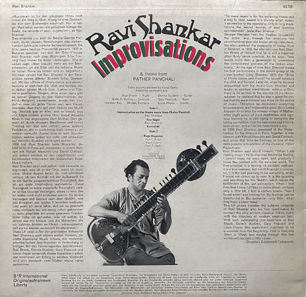 Ravi Shankar -Improvisations & Theme From Pather Panchali