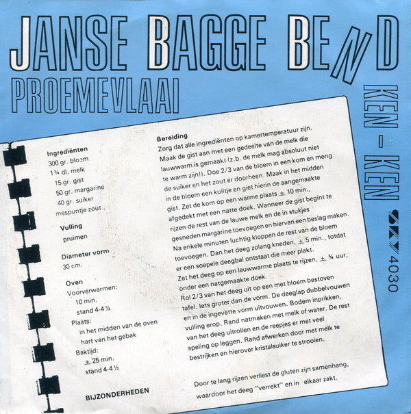 Janse Bagge Bend -Proemevlaai
