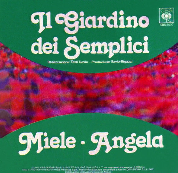 Il Giardino Dei Semplici -Miele