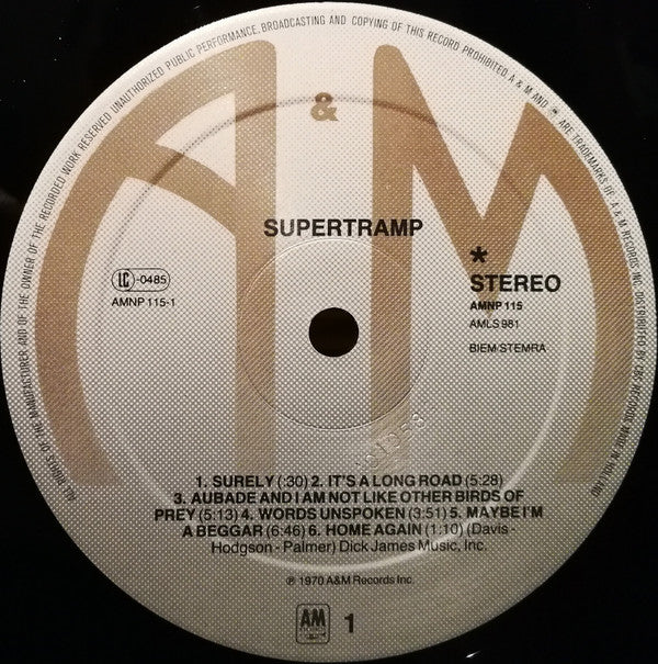 Supertramp -Supertramp