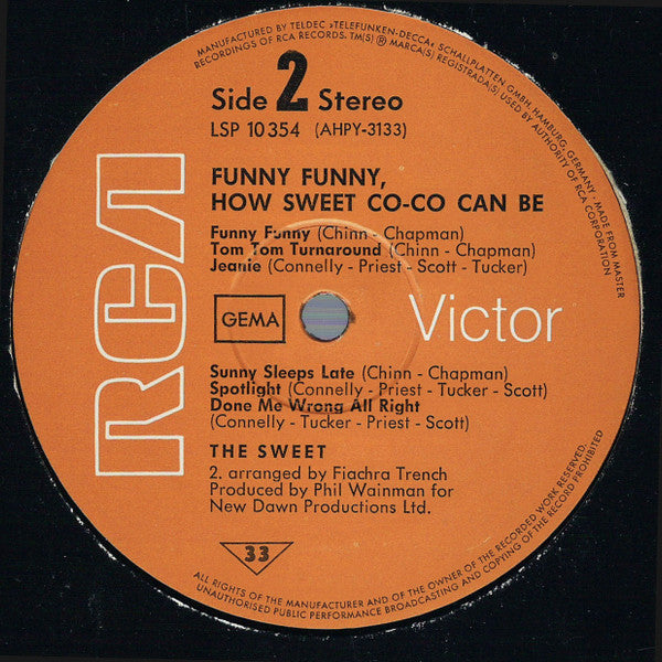 The Sweet -Funny Funny, How Sweet Co-Co Can Be
