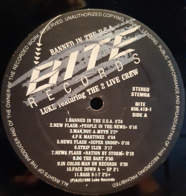Luke feat. The 2 Live Crew - Banned In The U.S.A.