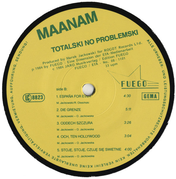 Maanam - In Concert - Totalski No Problemski