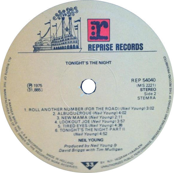 Neil Young -Tonight's The Night