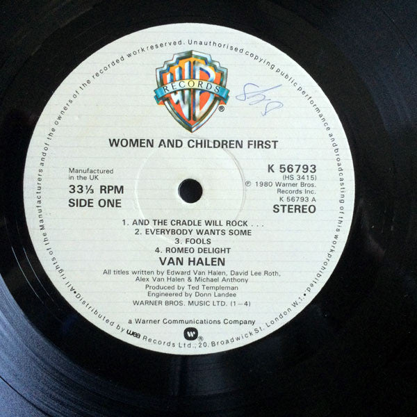 Van Halen -Women And Children First
