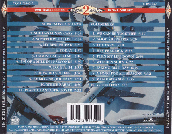 Jefferson Airplane -Surrealistic Pillow / Volunteers