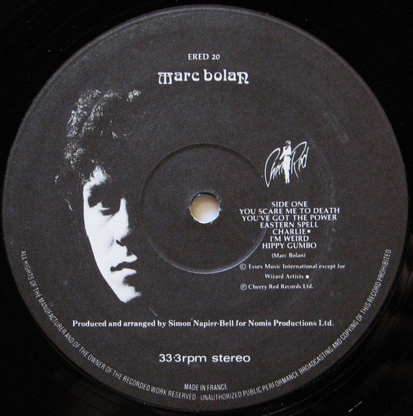 Marc Bolan -You Scare Me To Death