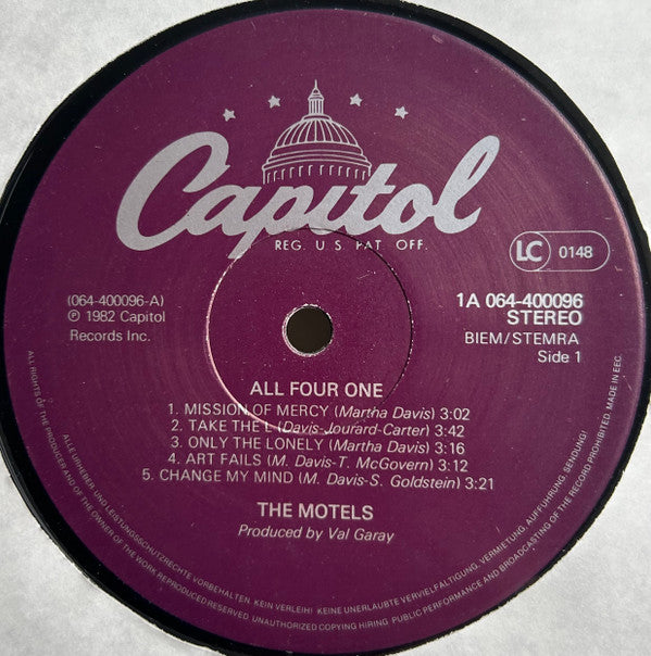 The Motels -All Four One