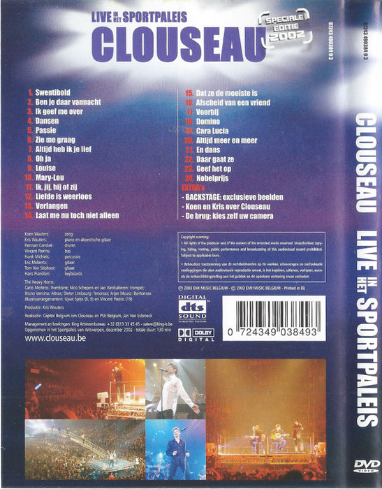 Clouseau -Live In Het Sportpaleis - Speciale Editie 2002