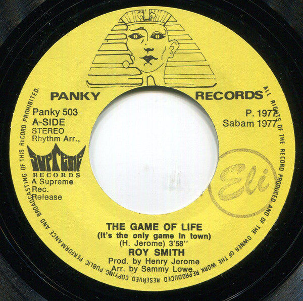 Roy Smith - The Game Of Life / Tell Her I Love Her