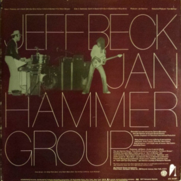Jeff Beck With The Jan Hammer Group -Live