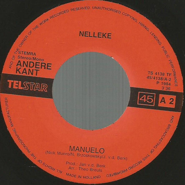 Nelleke -Adios My Love Vaarwel