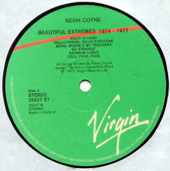 Kevin Coyne -Beautiful Extremes: 1974-1977