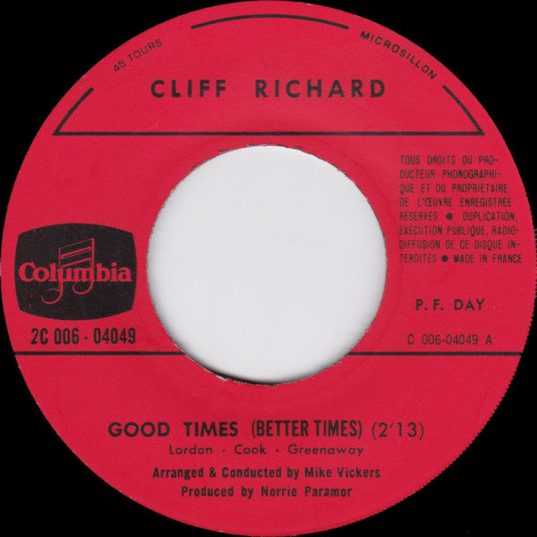 Cliff Richard -Good Times (Better Times)