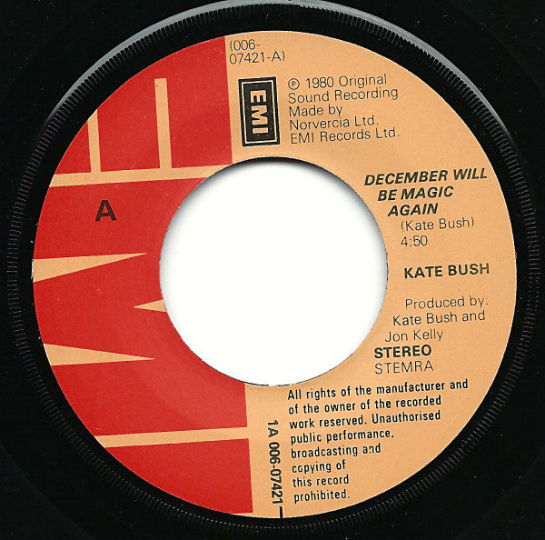Kate Bush -December Will Be Magic Again