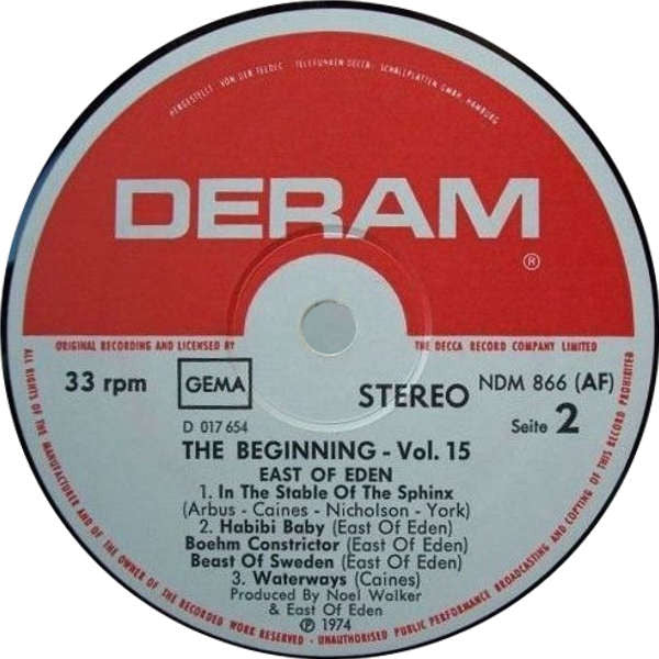 East Of Eden (2) -The Beginning - Vol. 15