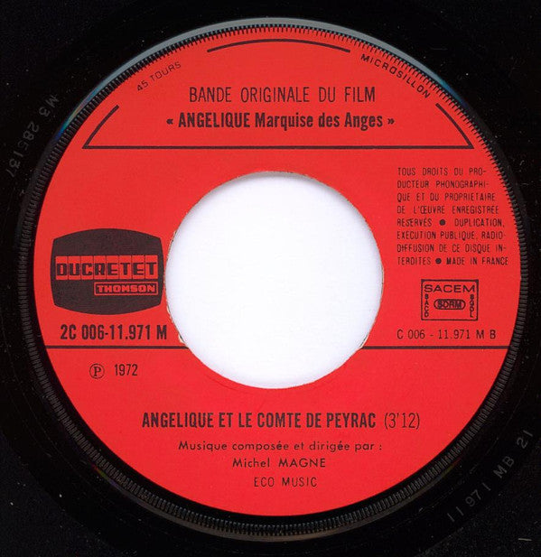Michel Magne - Angélique Marquise Des Anges