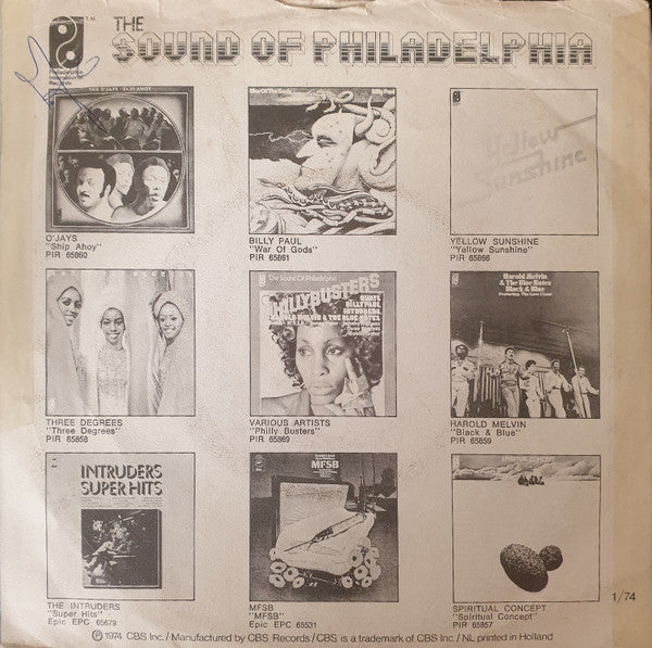 Soul Survivors - City Of Brotherly Love / Best Time Was The Last Time