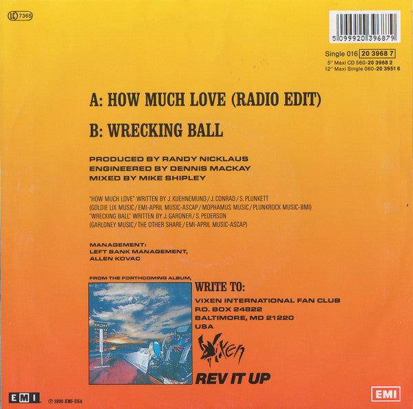 Vixen (2) -How Much Love