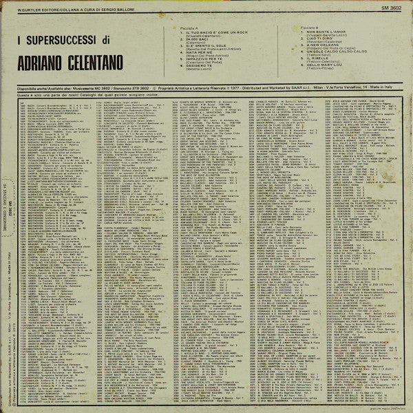 Adriano Celentano -12 Supersuccessi