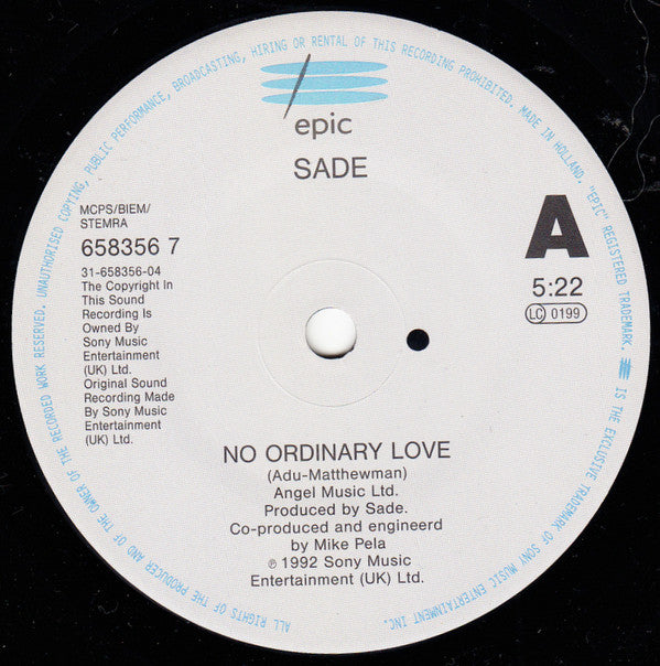 Sade -No Ordinary Love