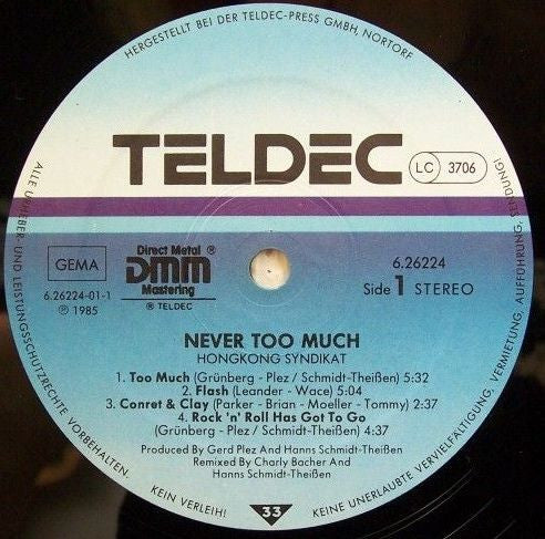 Hongkong Syndikat -Never Too Much