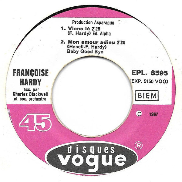 Françoise Hardy -Des Ronds Dans L'eau