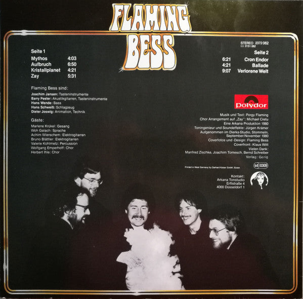 Flaming Bess -Verlorene Welt