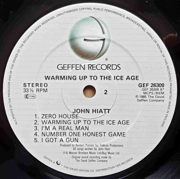 John Hiatt -Warming Up To The Ice Age
