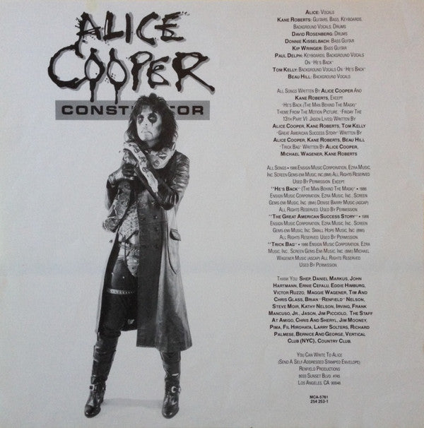 Alice Cooper (2) -Constrictor