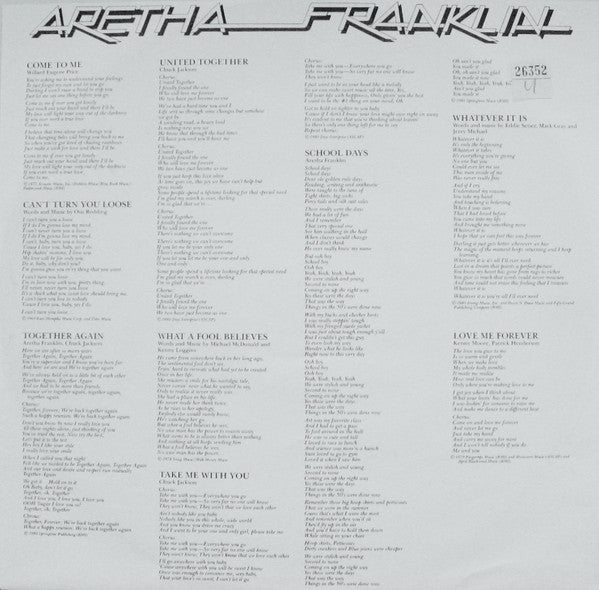 Aretha Franklin -Aretha
