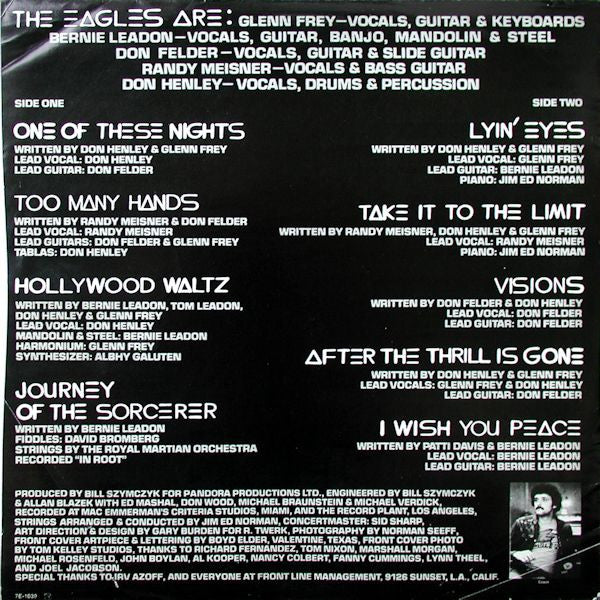 Eagles -One Of These Nights