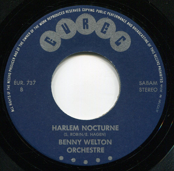 Benny Welton Orchester* -Serenade In The Night / Harlem Nocturne