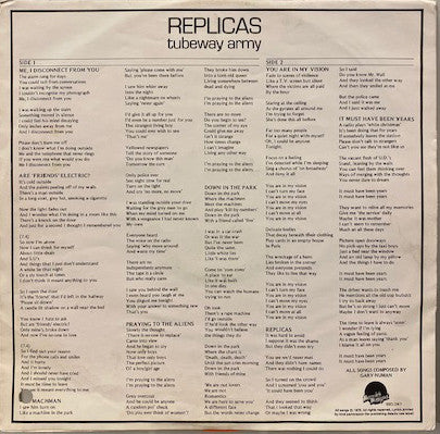 Tubeway Army -Replicas