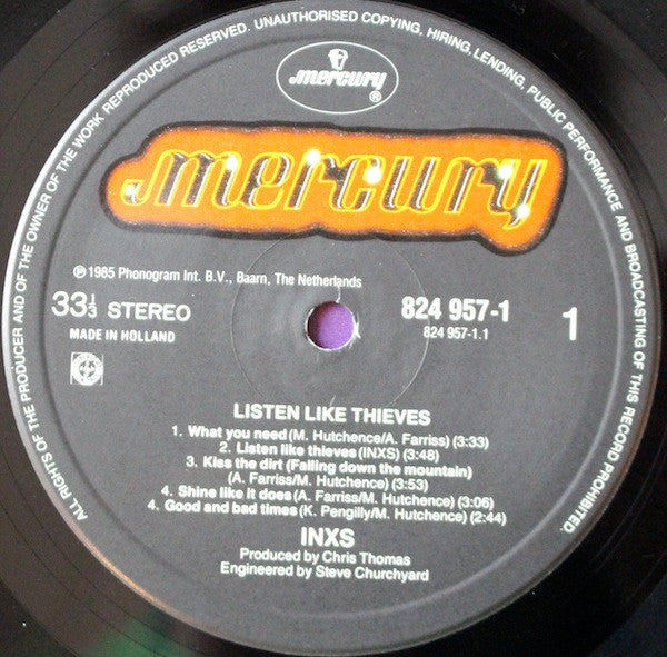 INXS - Listen Like Thieves