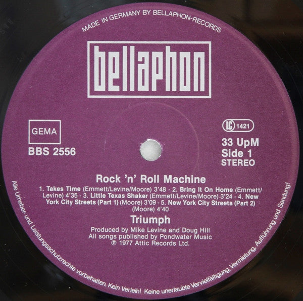 Triumph (2) -Rock & Roll Machine