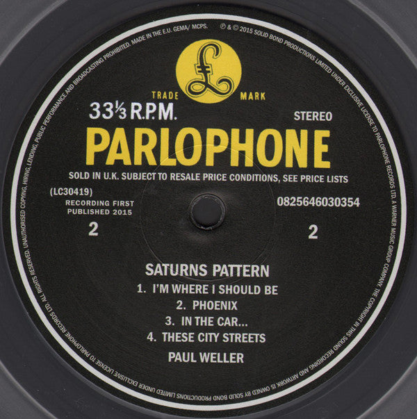 Paul Weller -Saturns Pattern