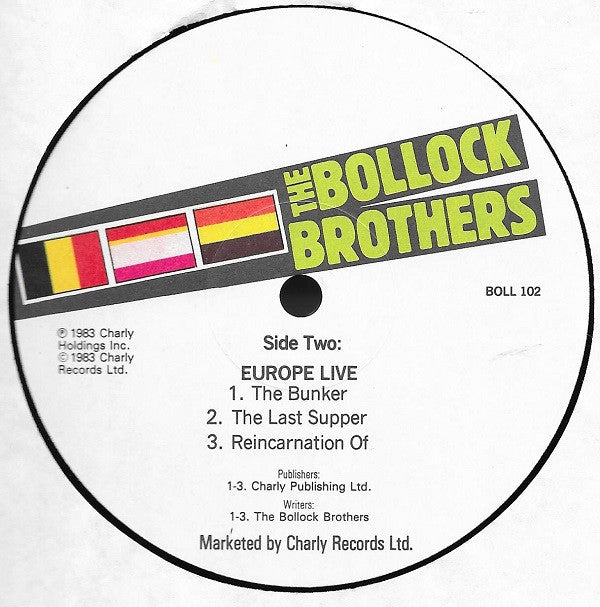 The Bollock Brothers -Live Performances - Official Bootleg