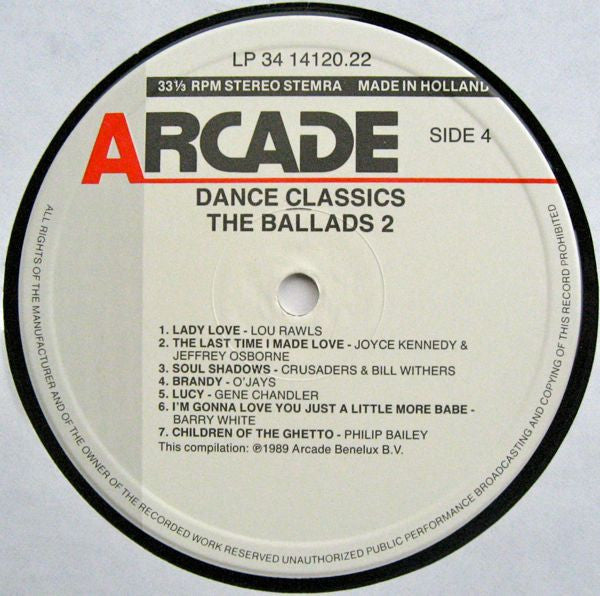 Various -Dance Classics The Ballads 2
