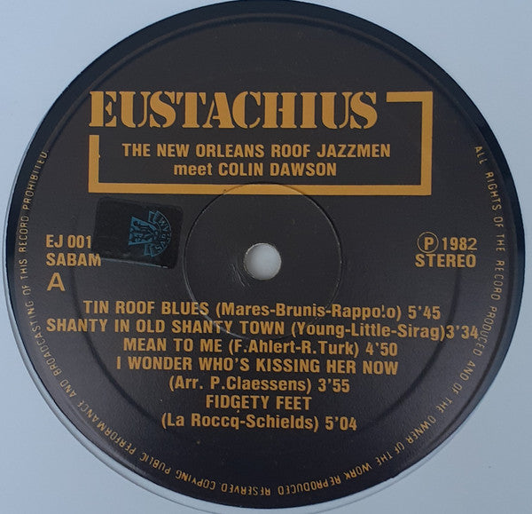 The New Orleans Roof Jazzmen, Colin Dawson* -The New Orleans Roof Jazzmen Meet Colin Dawson