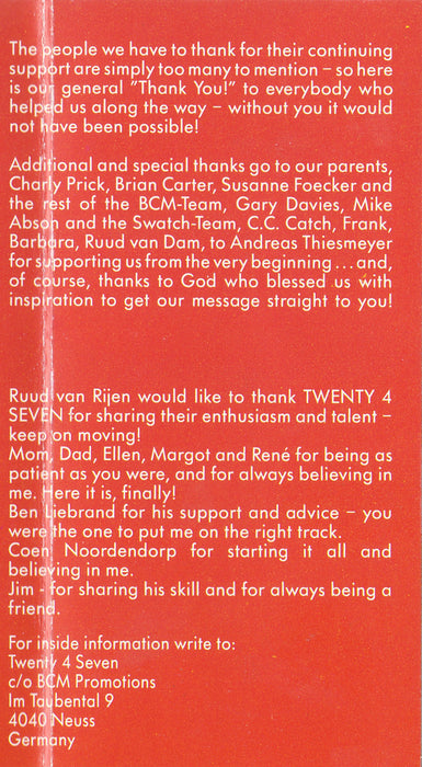 Twenty 4 Seven -Street Moves