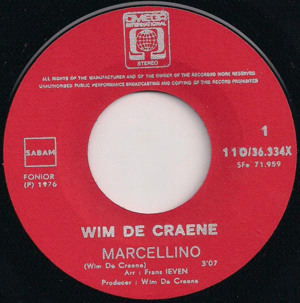 Wim De Craene -Marcellino