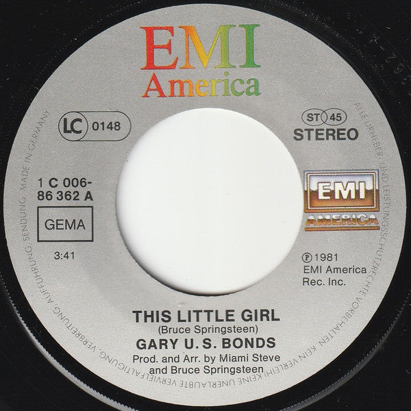 Gary U.S. Bonds -This Little Girl