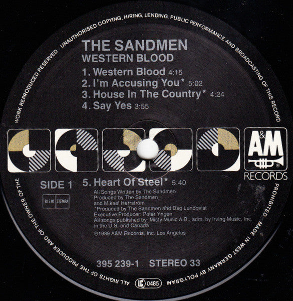 The Sandmen (2) -Western Blood