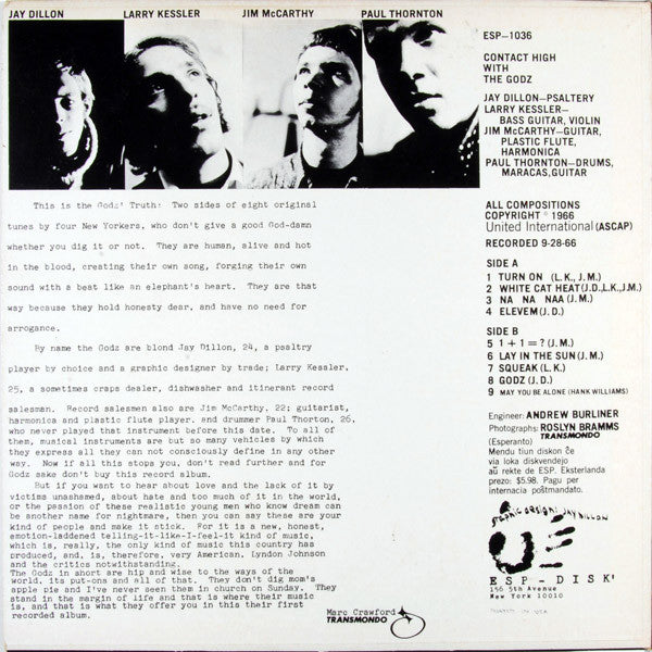 The Godz -Contact High With The Godz