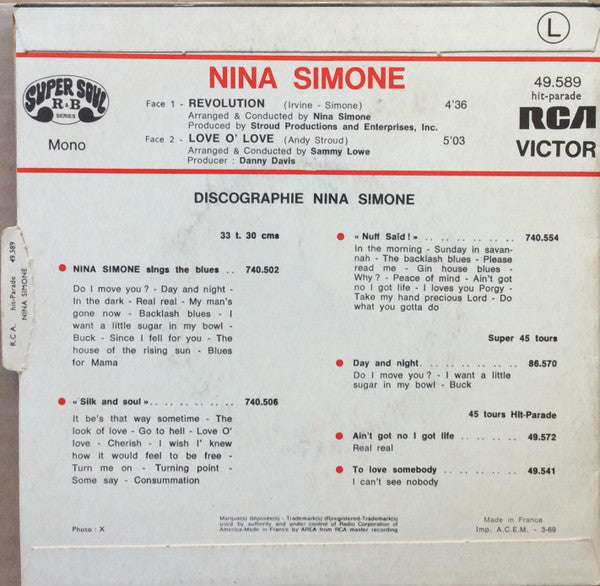 Nina Simone - Révolution !