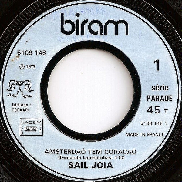 Sail-Joia -Amsterdaô Tem Coracão